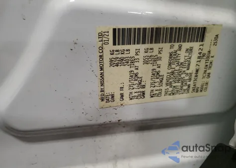 2021 Nissan Rogue Sl from USA, damaged, VIN 5N1AT3CB4MC718421